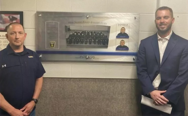 Plaque unveiled at TPD Academy honoring Fallen Officers Anthony Dia and Brandon Stalker